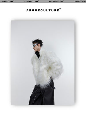 desc::heavyweight-faux-fur-wavy-jacket-vintage-streetwear-detail-img-15