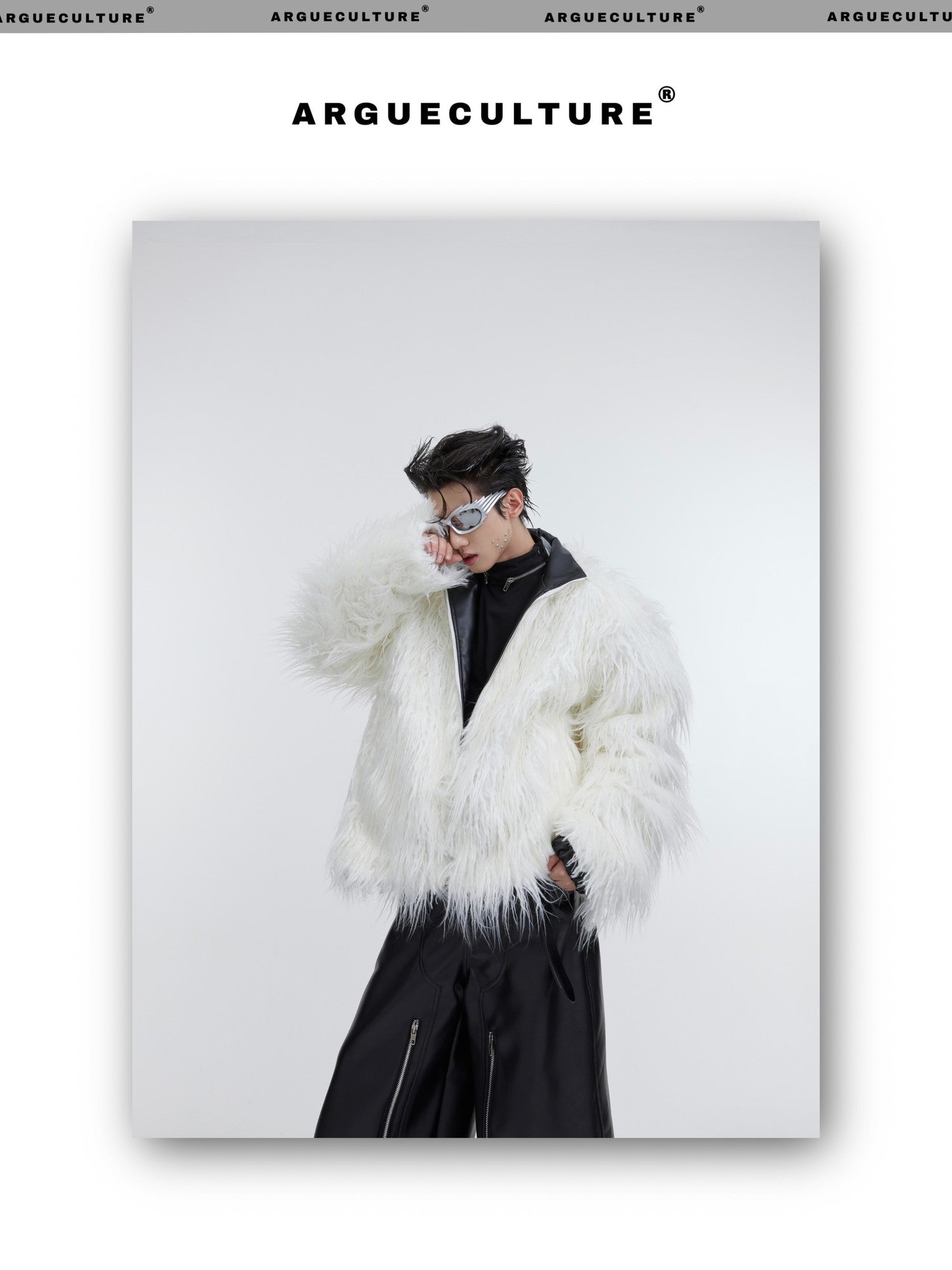 desc::heavyweight-faux-fur-wavy-jacket-vintage-streetwear-detail-img-16