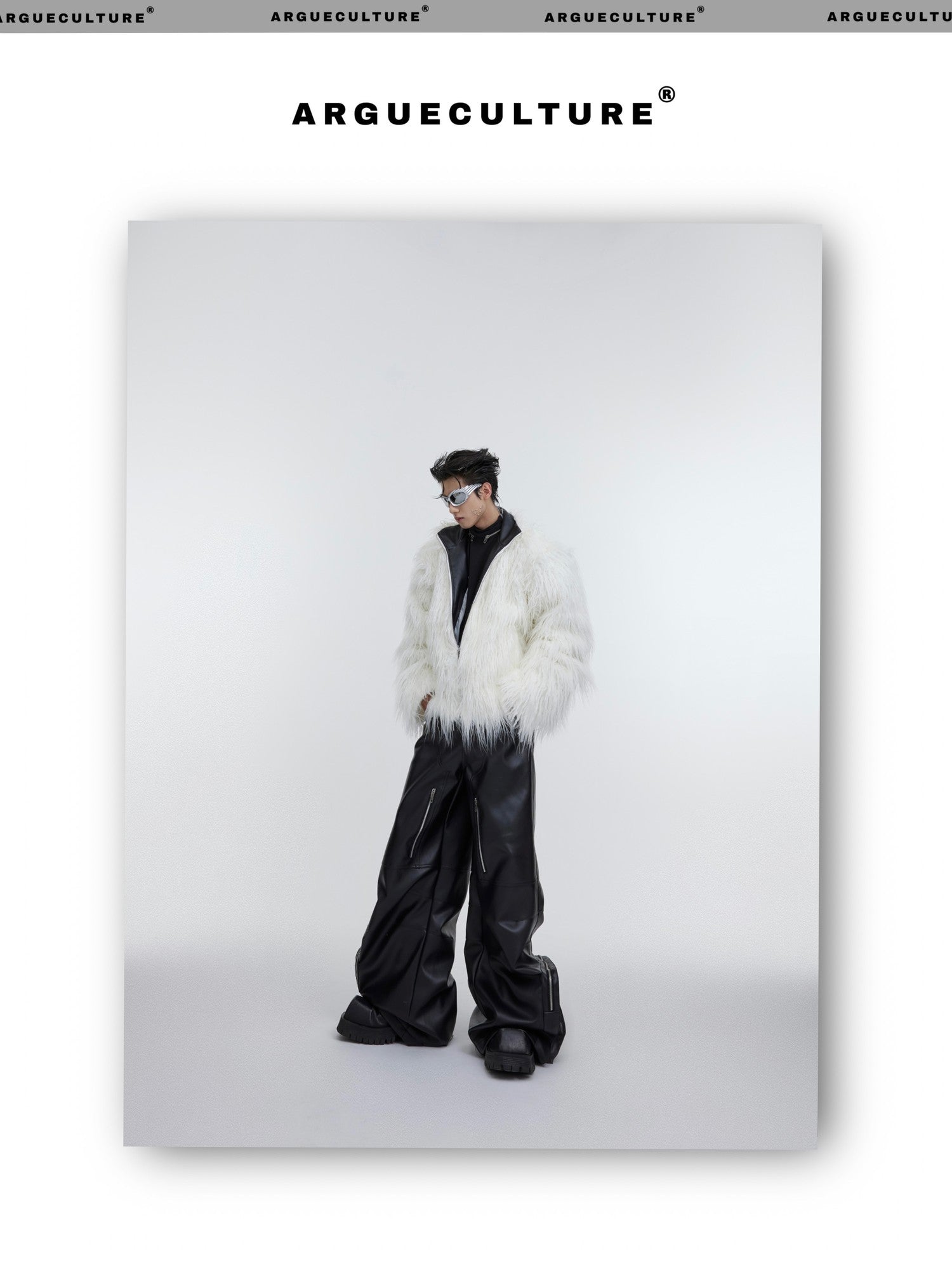 desc::heavyweight-faux-fur-wavy-jacket-vintage-streetwear-detail-img-25