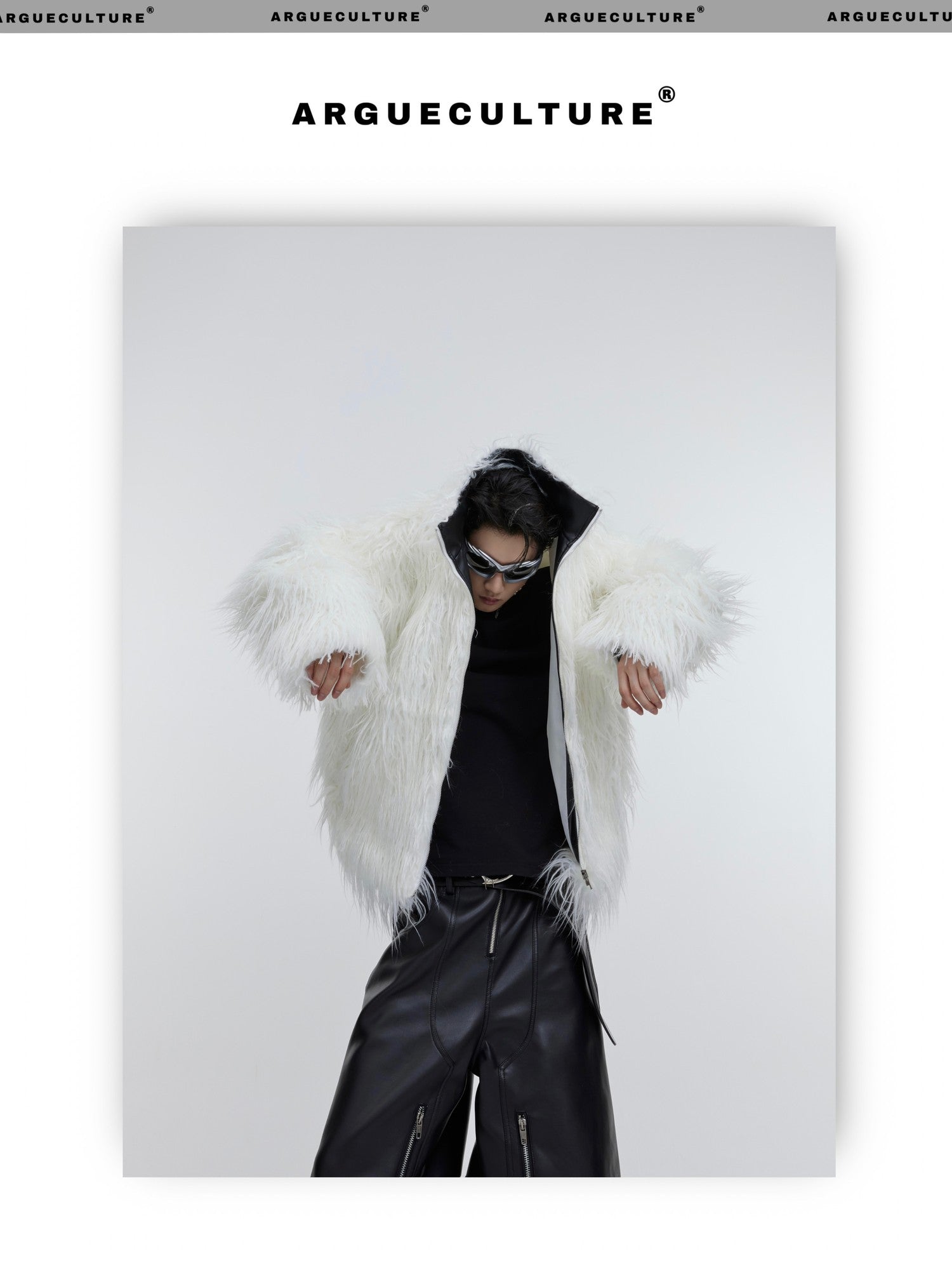 desc::heavyweight-faux-fur-wavy-jacket-vintage-streetwear-detail-img-27