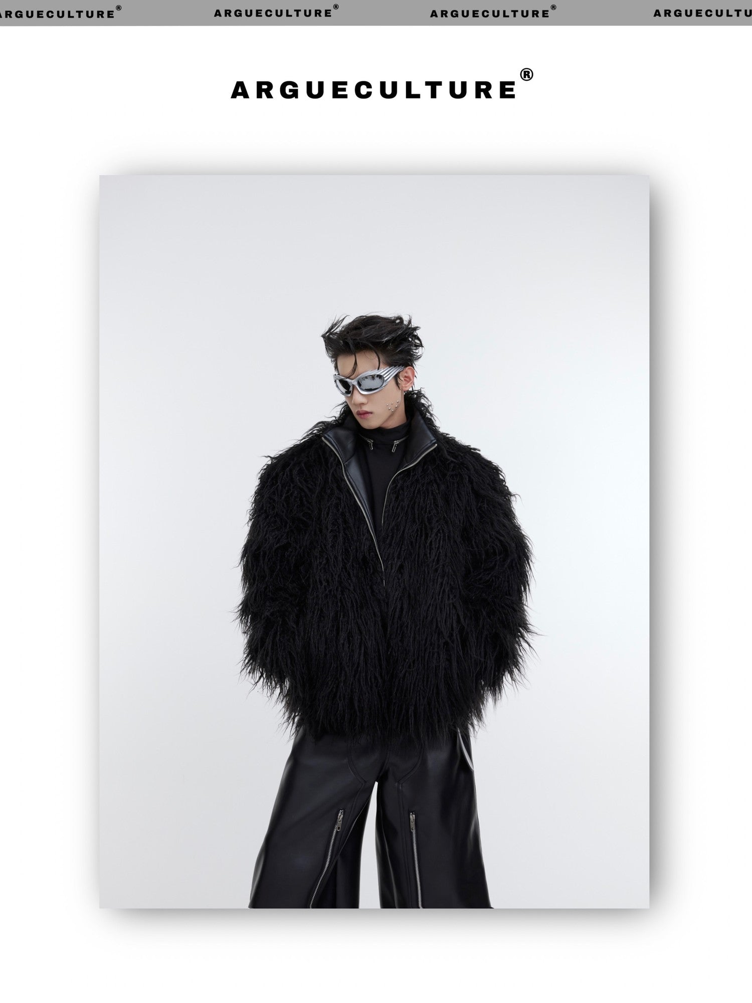 desc::heavyweight-faux-fur-wavy-jacket-vintage-streetwear-detail-img-4