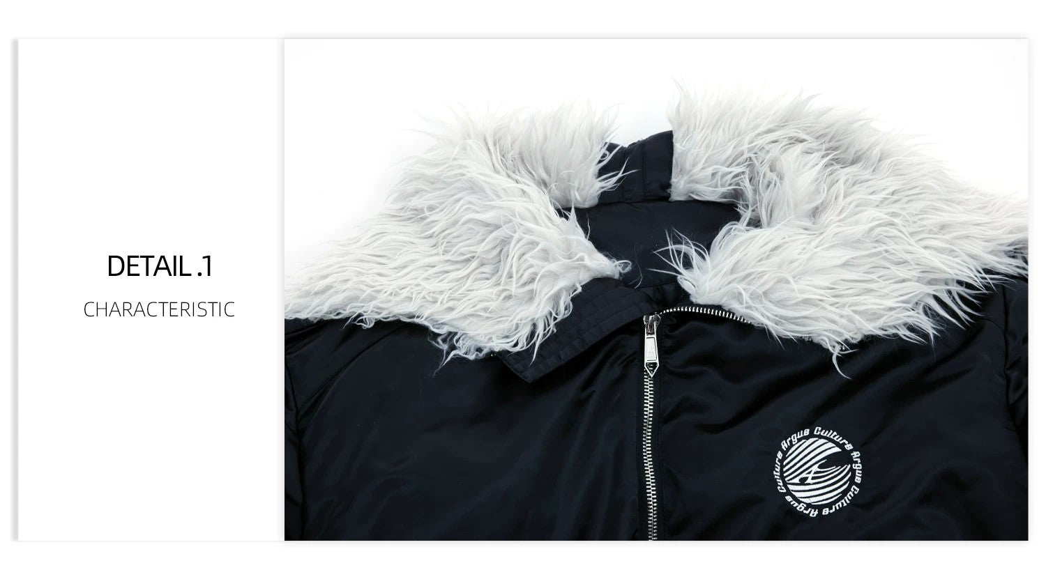 desc::heavyweight-plush-bomber-jacket-with-split-zip-hood-detail-img-1