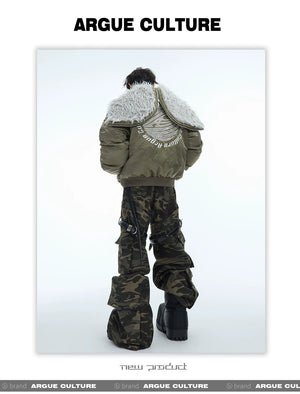 desc::heavyweight-plush-bomber-jacket-with-split-zip-hood-detail-img-21