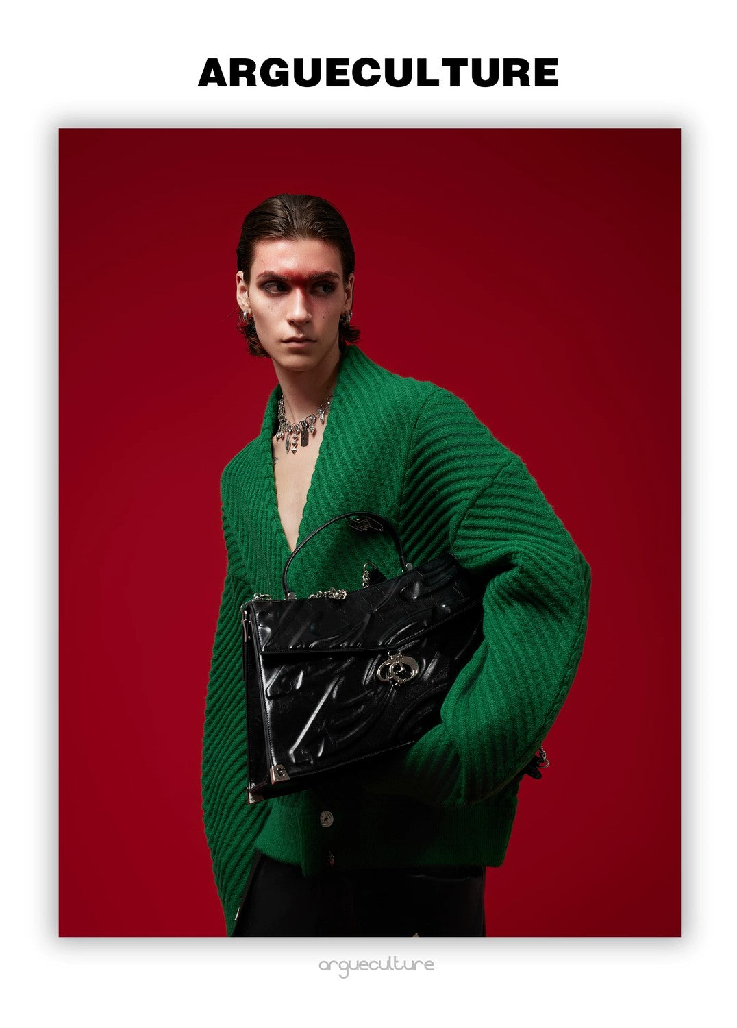 desc::heavyweight-ribbed-v-neck-cardigan-loose-knit-sweater-detail-img-4