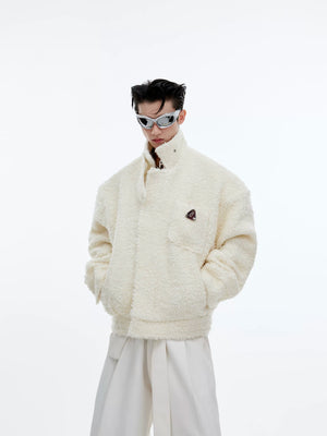 heavyweight-textured-boxy-cropped-wool-jacket-for-men-red