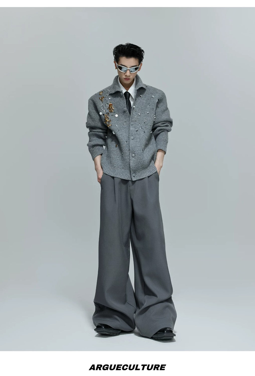 desc::high-neck-sequin-wool-sweater-heavyweight-relaxed-knit-detail-img-5