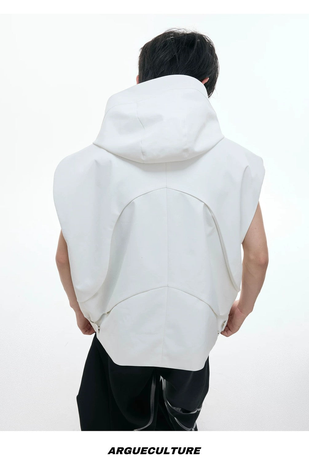 desc::hooded-sleeveless-vest-pants-set-with-metal-buckles-detail-img-12