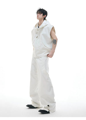 desc::hooded-sleeveless-vest-pants-set-with-metal-buckles-detail-img-5