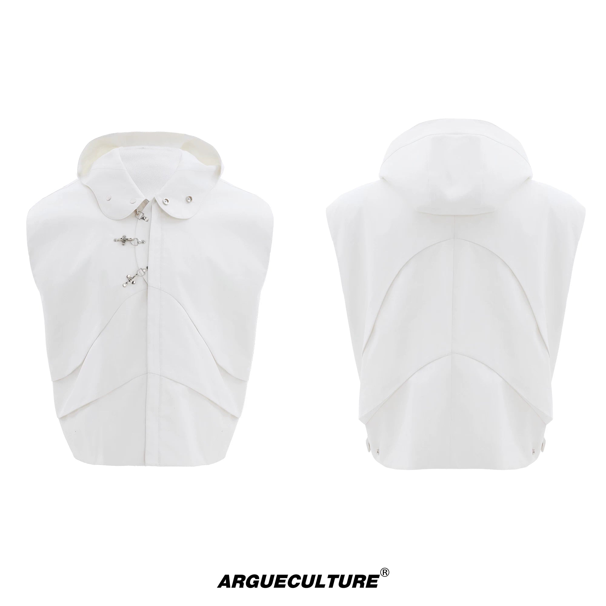 hooded-sleeveless-vest-pants-set-with-metal-buckles-white-bottoms