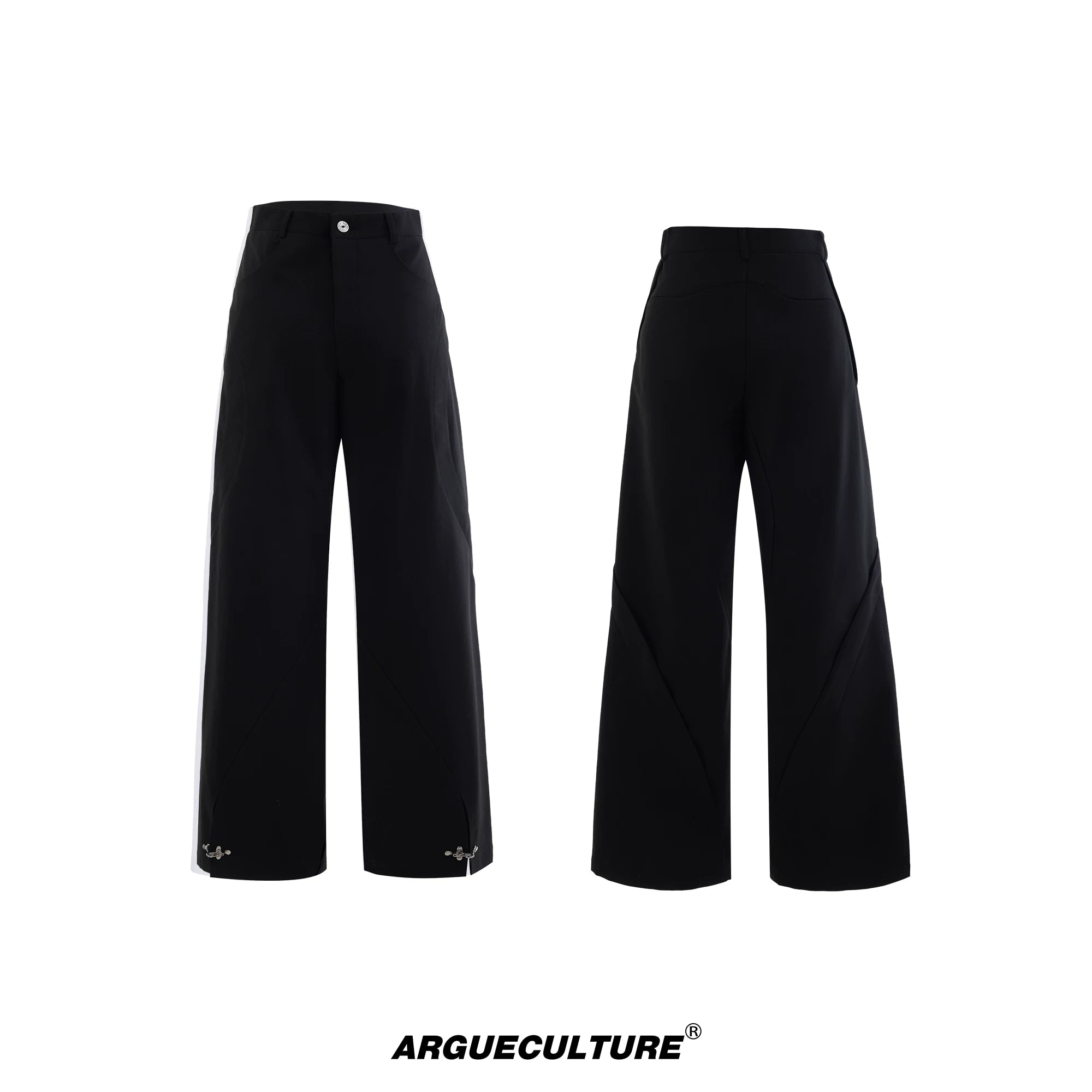 hooded-sleeveless-vest-pants-set-with-metal-buckles-white-jacket