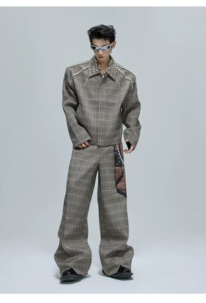 desc::houndstooth-pearl-cropped-jacket-relaxed-pants-set-detail-img-5