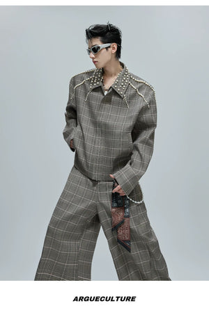 desc::houndstooth-pearl-cropped-jacket-relaxed-pants-set-detail-img-8