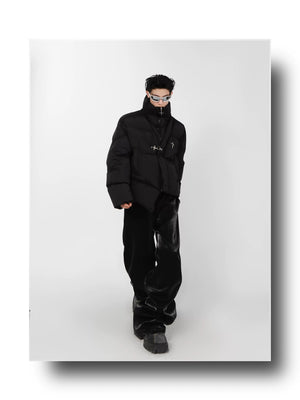 desc::irregular-cropped-puffer-jacket-with-metal-details-detail-img-13