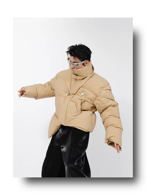 desc::irregular-cropped-puffer-jacket-with-metal-details-detail-img-5