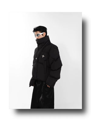 desc::irregular-cropped-puffer-jacket-with-metal-details-detail-img-7