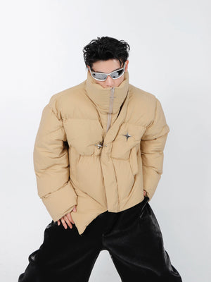 irregular-cropped-puffer-jacket-with-metal-details-khaki