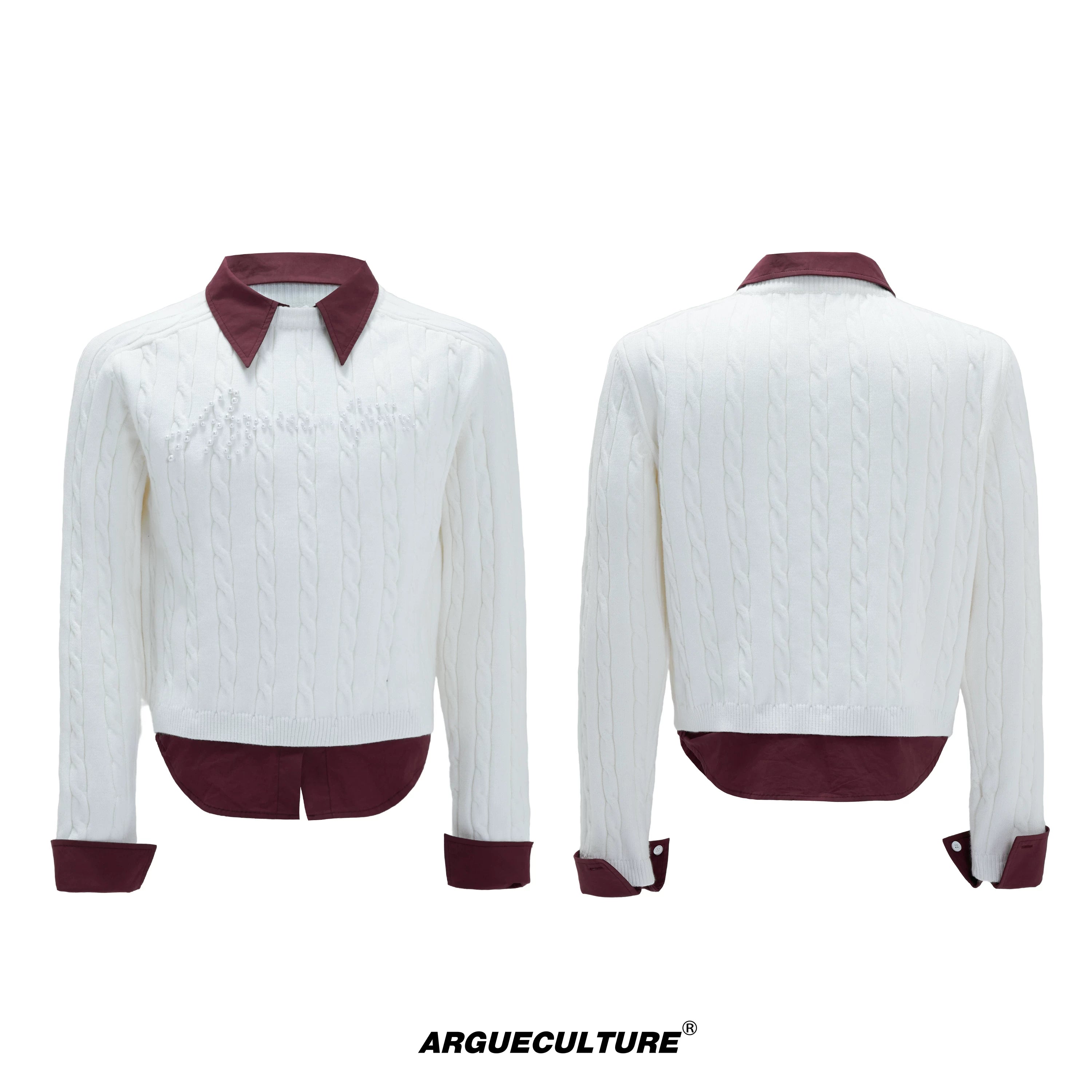 layered-preppy-wool-sweater-with-pearl-details-red-top