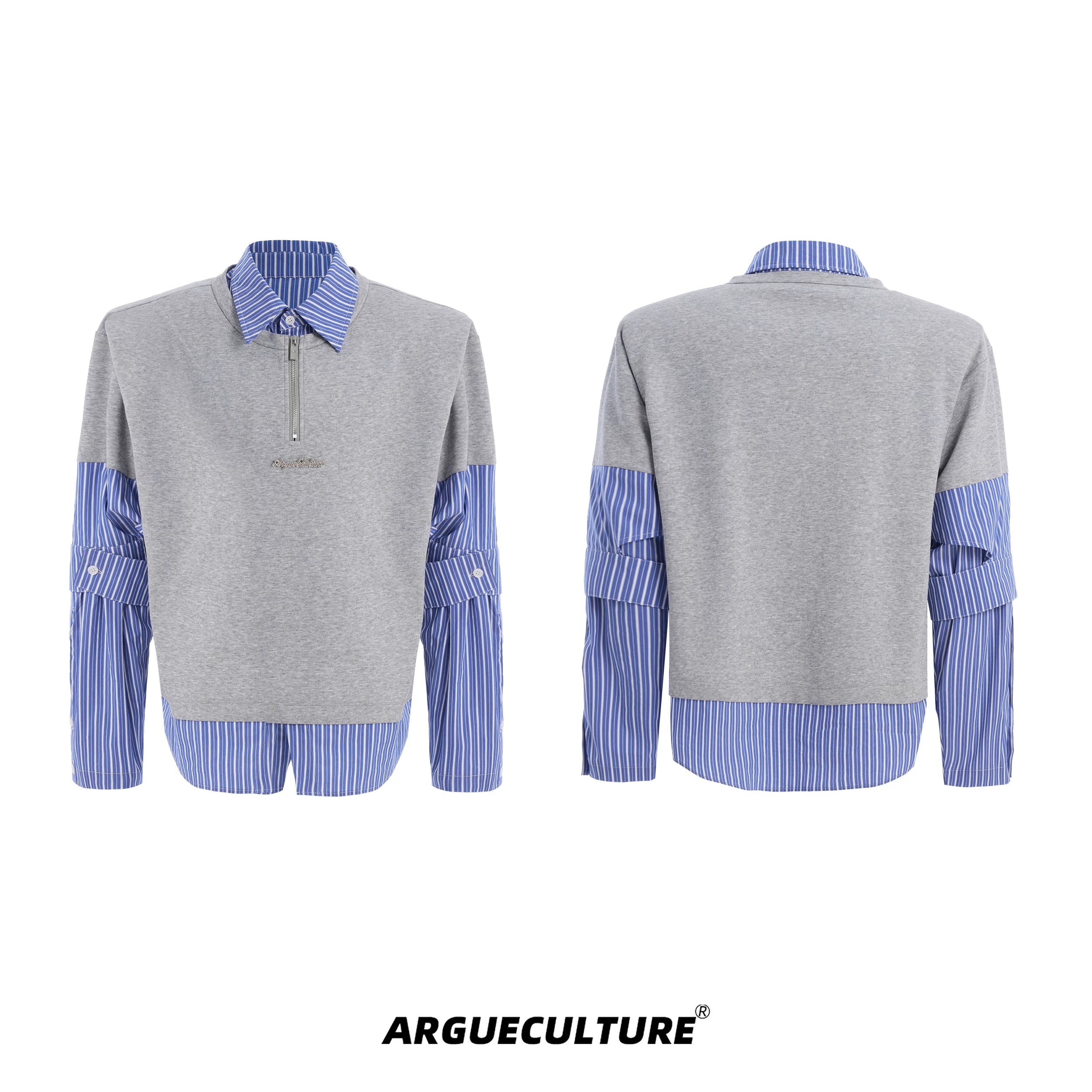 layered-striped-shirt-loose-streetwear-top-for-men-gray