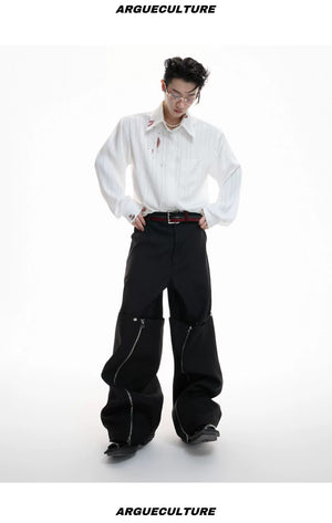 desc::lipstick-print-striped-button-down-streetwear-shirt-detail-img-10