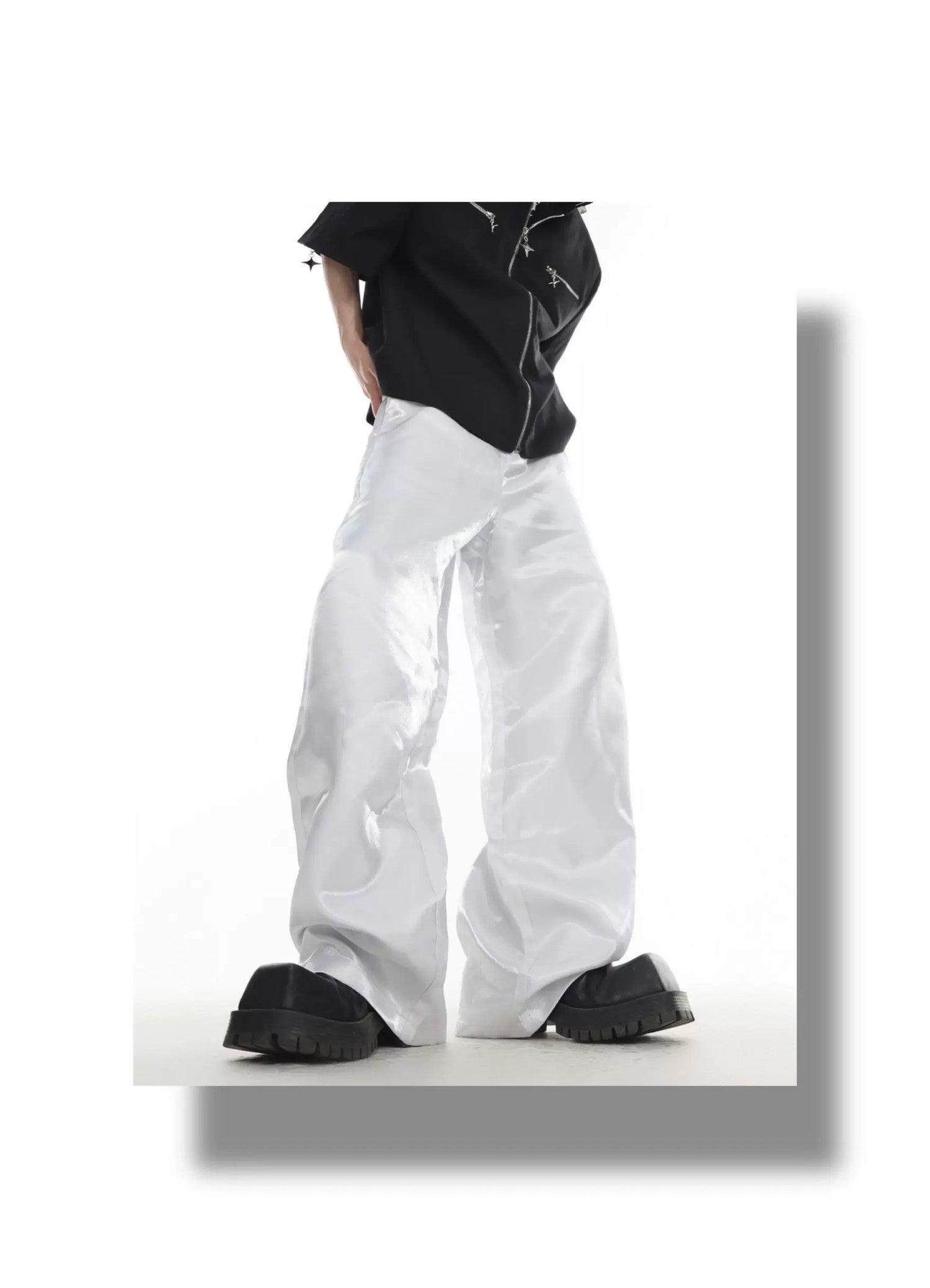 desc::liquid-metal-avant-garde-straight-leg-drape-pants-detail-img-6