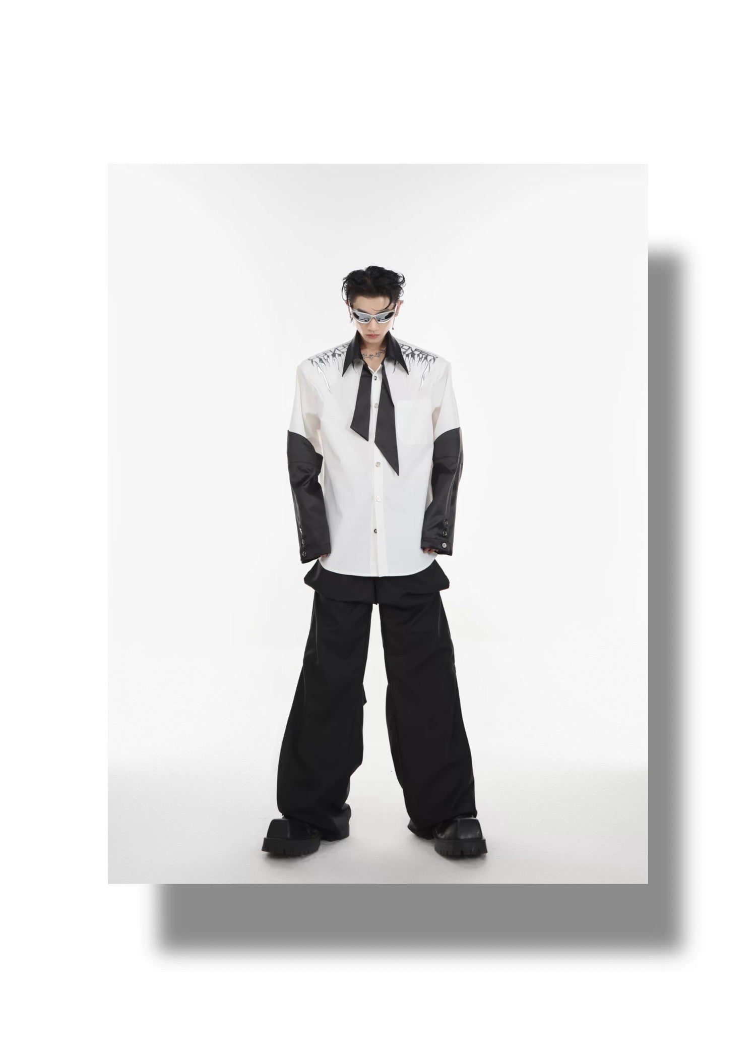 desc::liquid-metal-shoulder-pad-oversized-shirt-jacket-detail-img-5