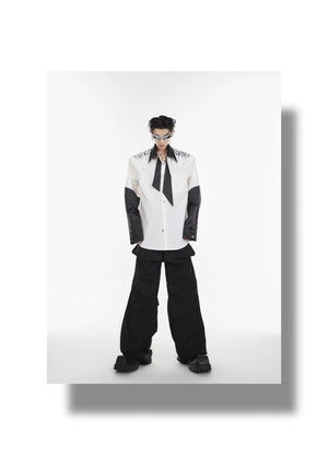 desc::liquid-metal-shoulder-pad-oversized-shirt-jacket-detail-img-5