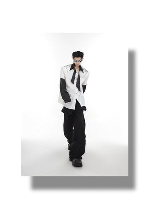 desc::liquid-metal-shoulder-pad-oversized-shirt-jacket-detail-img-6