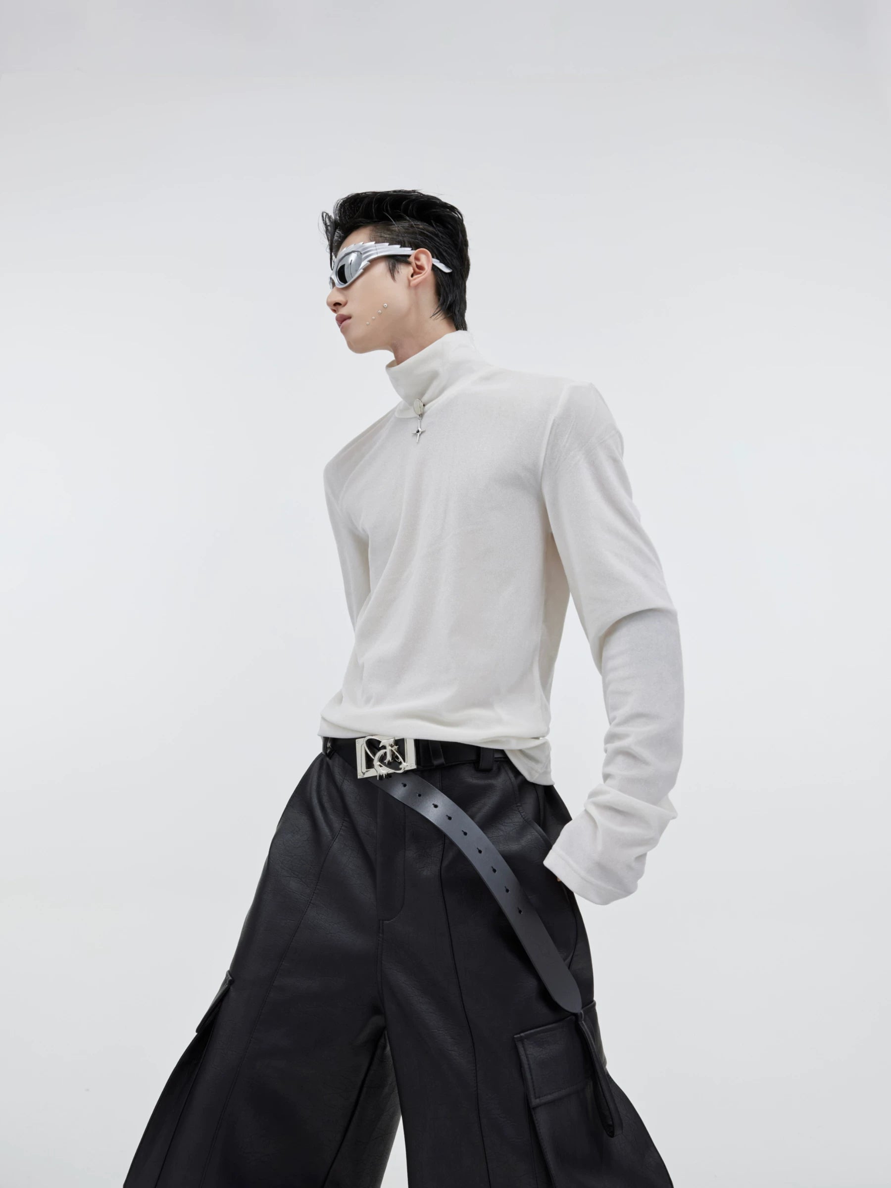 liquid-metallic-slim-mock-neck-punk-long-sleeve-tee-white