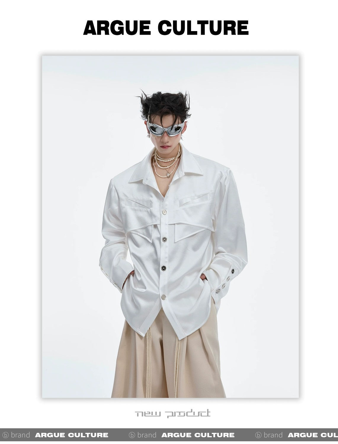 desc::liquid-texture-padded-shoulder-shirt-mens-streetwear-cardigan-detail-img-4