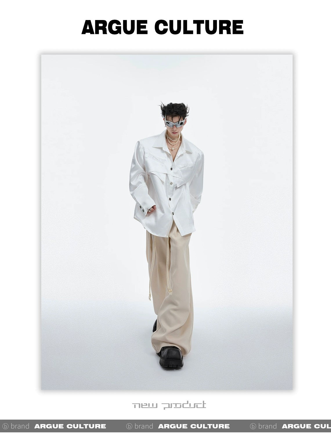 desc::liquid-texture-padded-shoulder-shirt-mens-streetwear-cardigan-detail-img-8