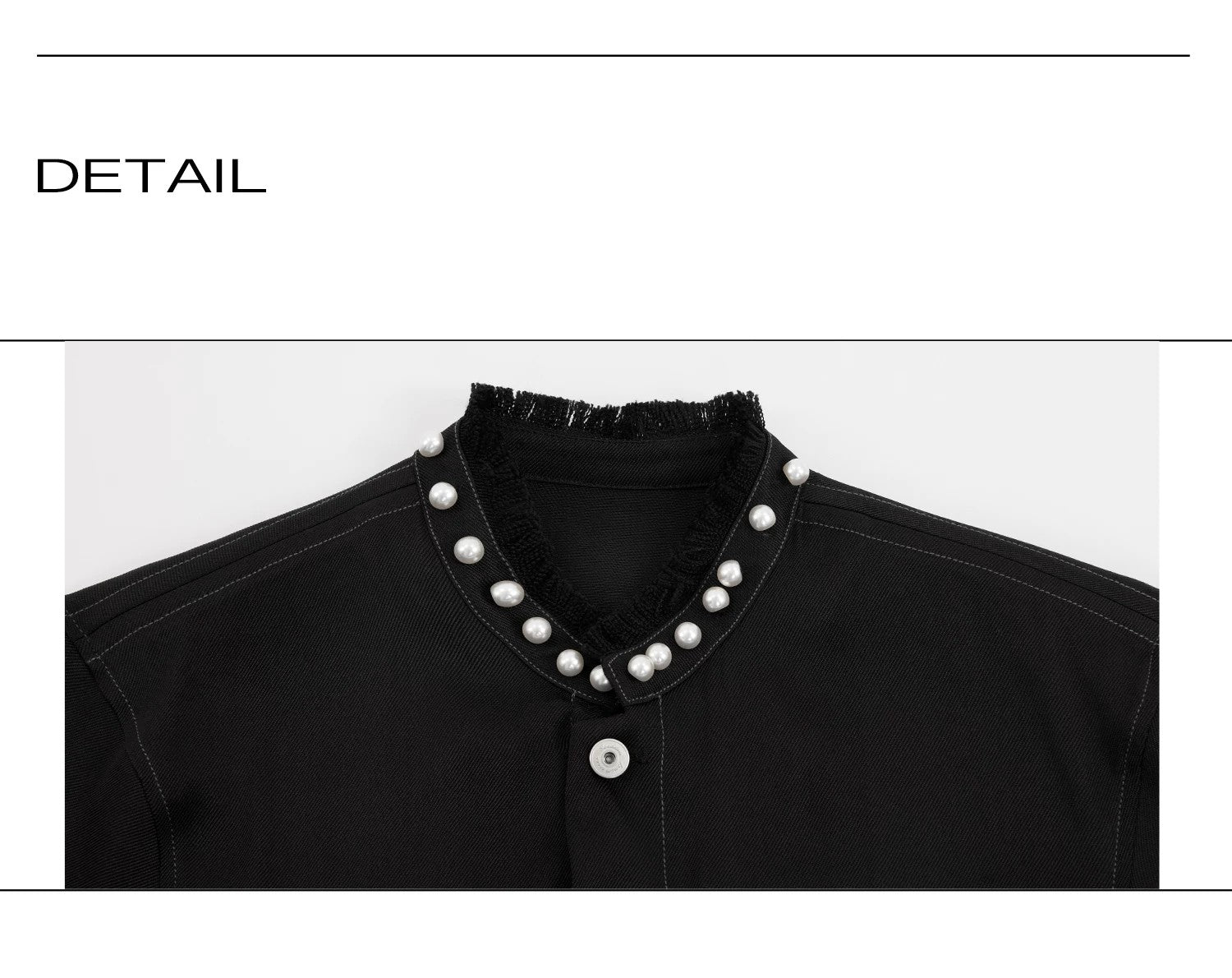 desc::luxury-pearl-trim-denim-set-with-contrast-stitching-detail-img-16