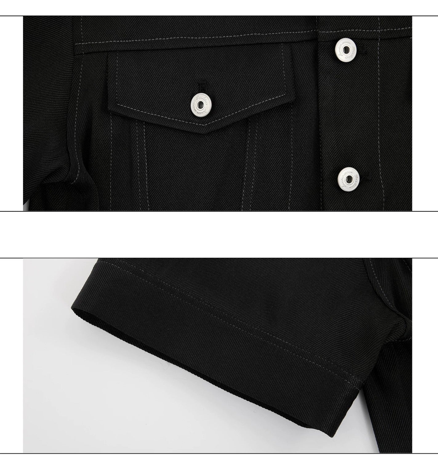 desc::luxury-pearl-trim-denim-set-with-contrast-stitching-detail-img-17