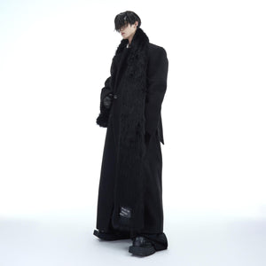 Winter neck wrap with ultra-soft texture that rivals real mink fur