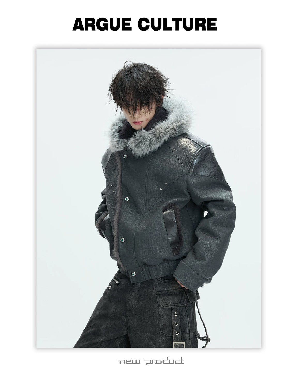 desc::marble-wolf-faux-fur-padded-jacket-baggy-streetwear-detail-img-4