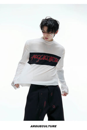 desc::mesh-patchwork-long-sleeve-tee-goth-embroidery-top-detail-img-14