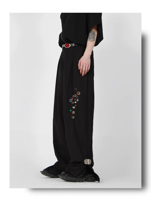 desc::metal-button-split-hem-wide-leg-relaxed-trousers-detail-img-3