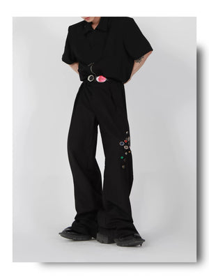 desc::metal-button-split-hem-wide-leg-relaxed-trousers-detail-img-5