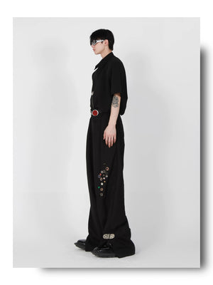 desc::metal-button-split-hem-wide-leg-relaxed-trousers-detail-img-6