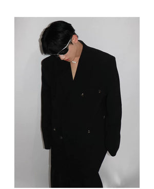 desc::metal-detail-shoulder-pad-blazer-oversized-streetwear-jacket-detail-img-11