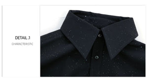 desc::metallic-flame-shimmer-oversized-button-up-shirt-detail-img-1