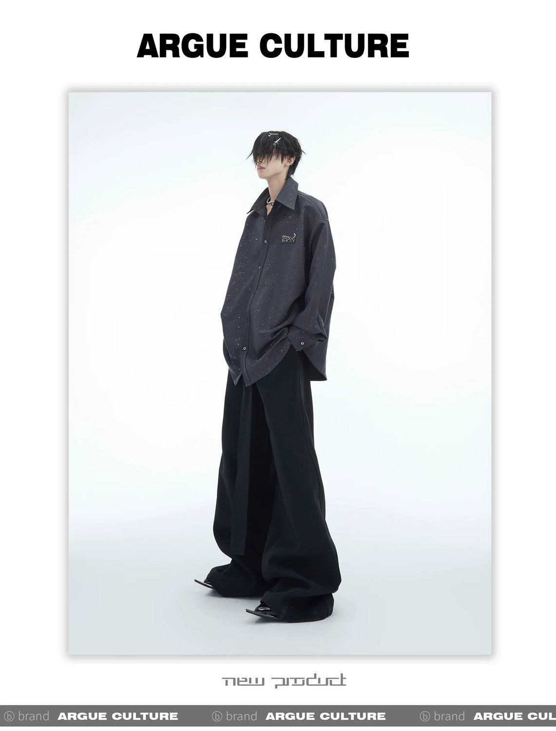 desc::metallic-flame-shimmer-oversized-button-up-shirt-detail-img-15