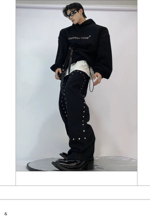 desc::metallic-print-fleece-hoodie-with-padded-shoulders-detail-img-14