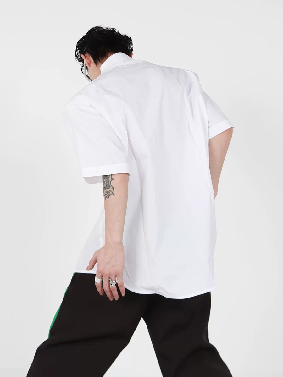 Premium 100% cotton summer shirt for men street fashion