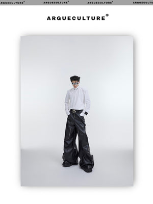 desc::mock-neck-zip-padded-undershirt-slim-streetwear-top-detail-img-1