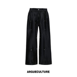 Napoleon Stand-Collar Cropped Jacket in Black - Pants Black