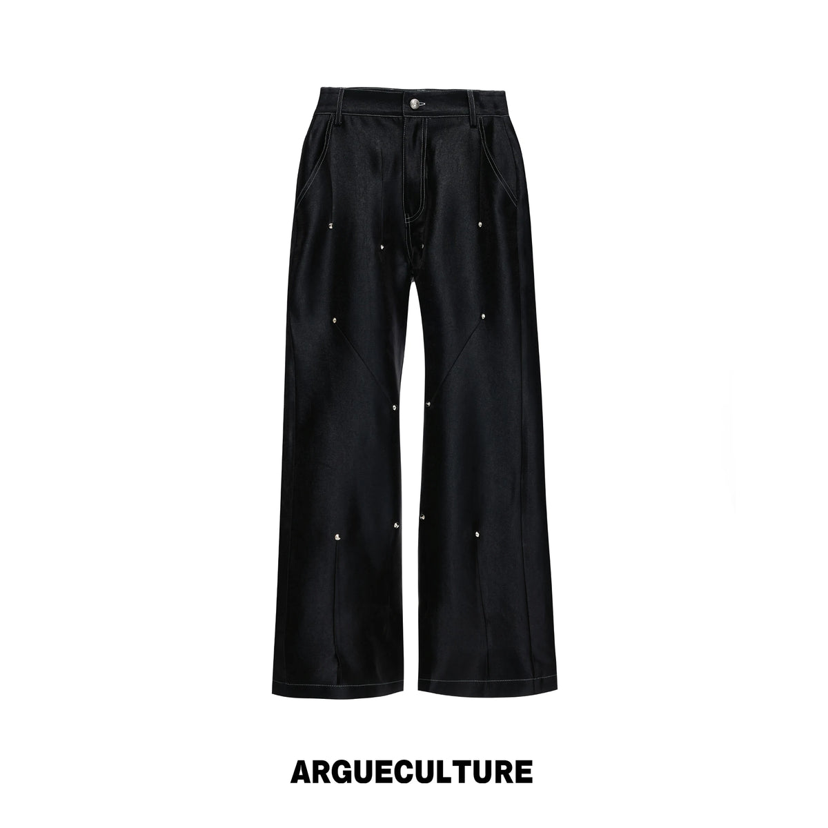 Napoleon Stand-Collar Cropped Jacket in Black - Pants Black