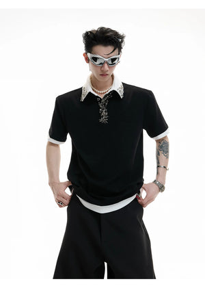 desc::oversized-contrast-collar-pin-tee-unisex-streetwear-detail-img-5
