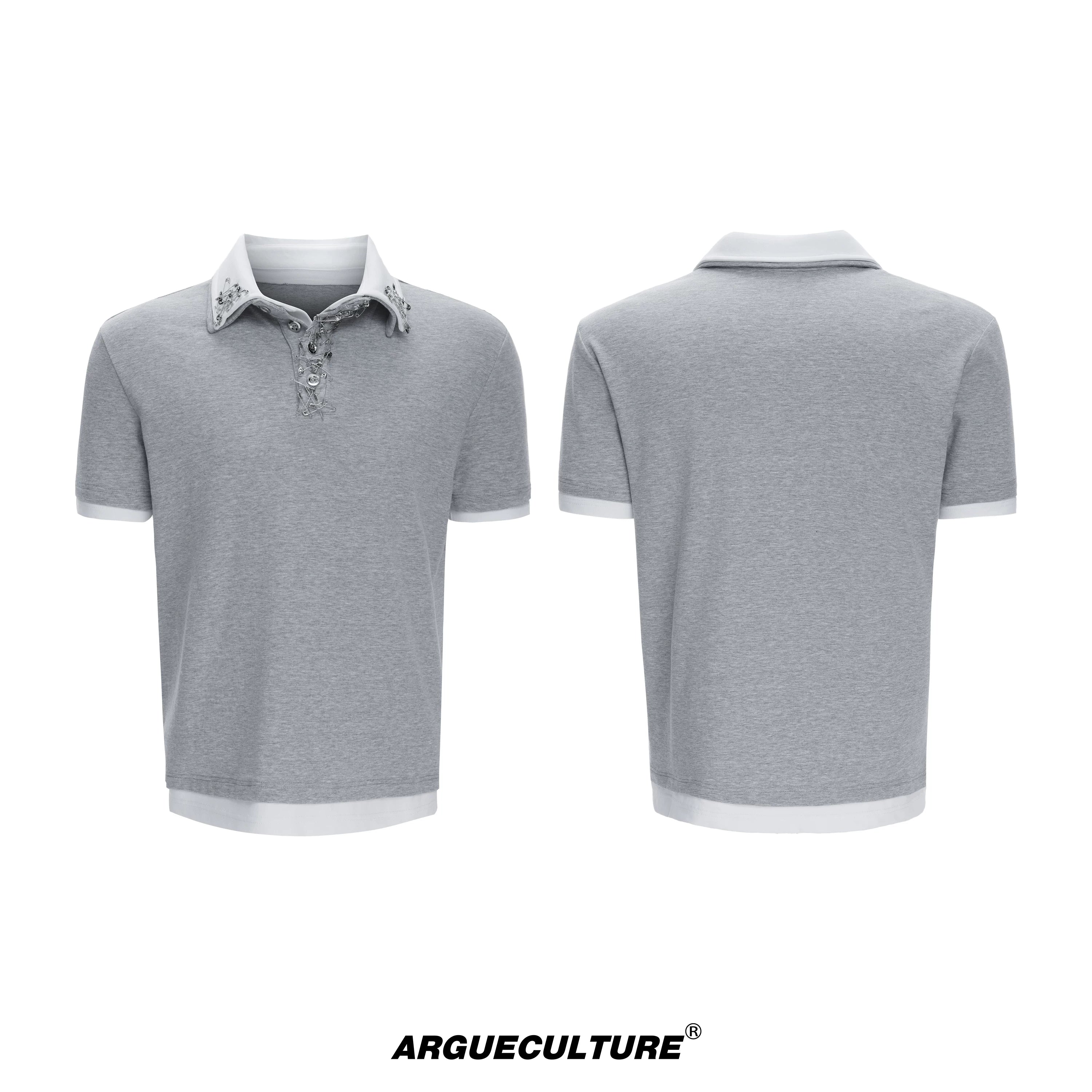 oversized-contrast-collar-pin-tee-unisex-streetwear-gray