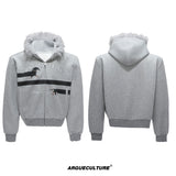 oversized-dachshund-fur-collar-zip-up-hoodie-for-men-black