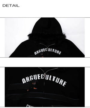 desc::oversized-dachshund-fur-collar-zip-up-hoodie-for-men-detail-img-16